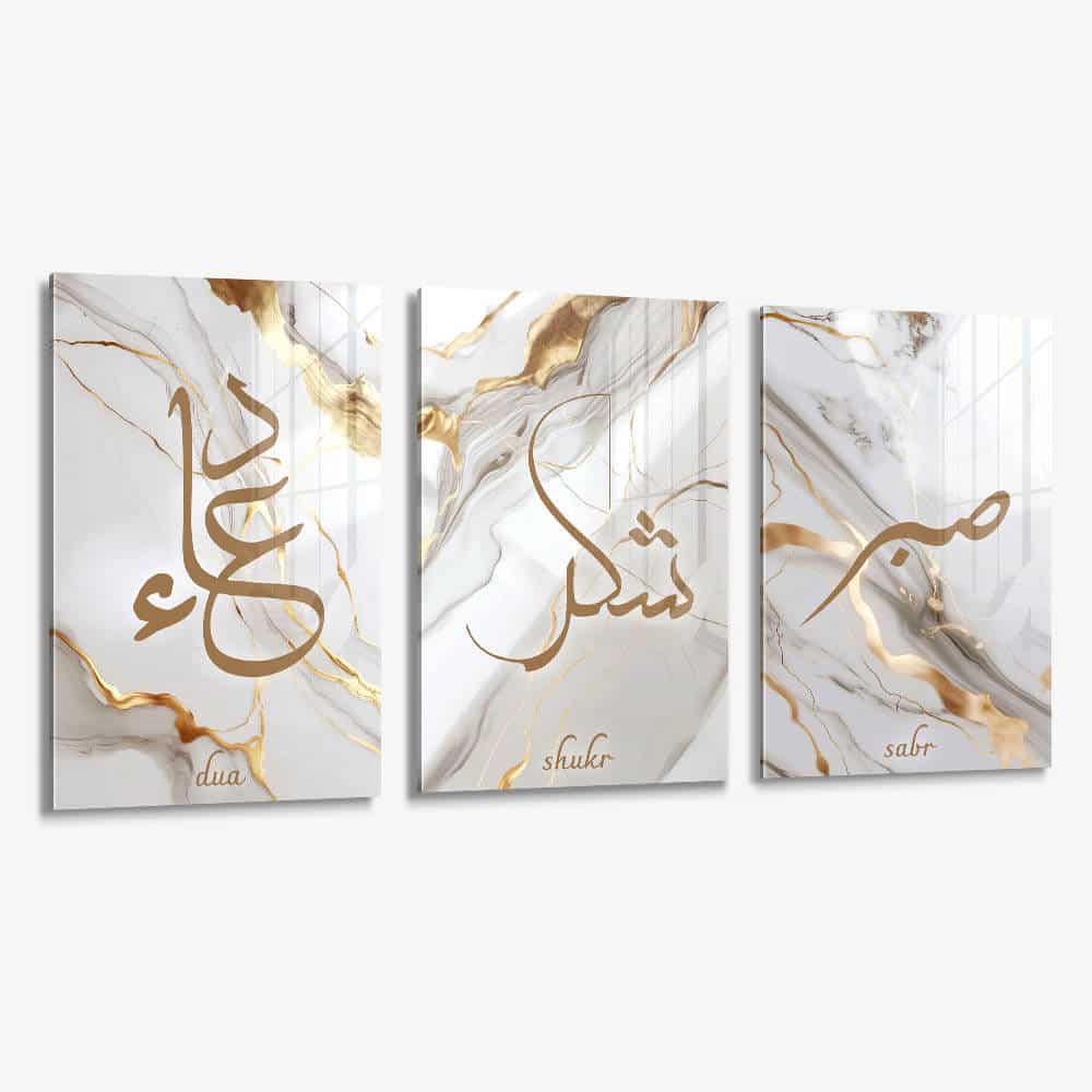 Bundle: "Sabr, Dua & Shukr II" (3x) – Verre