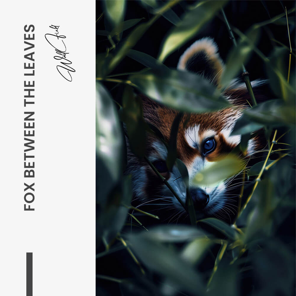 Fox between the Leaves – Verre