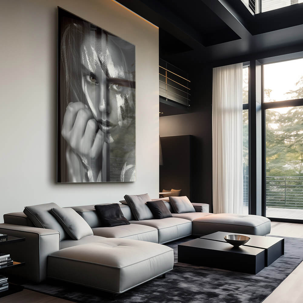 Painted Face – Verre