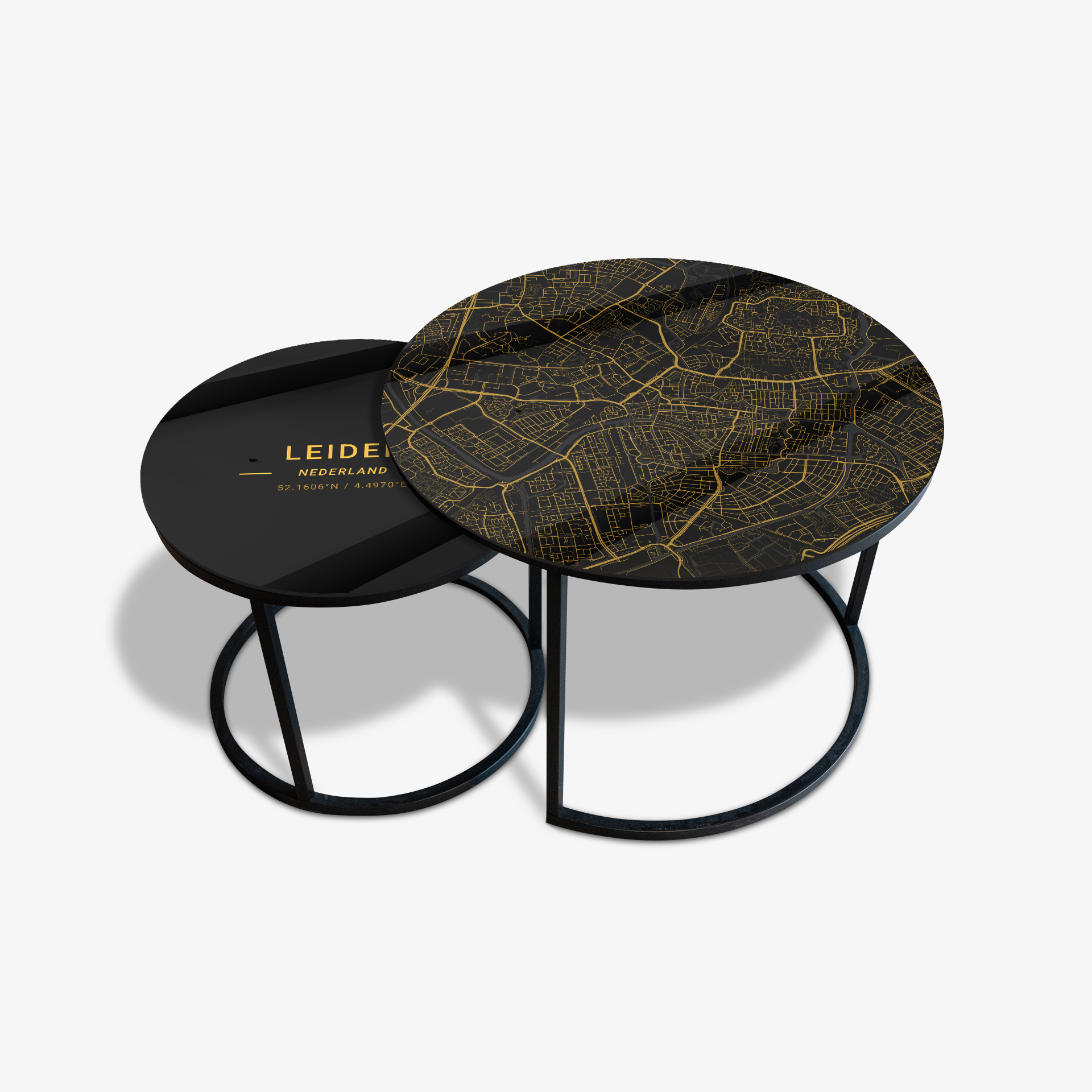 Table basse Noir - Leiden Gold