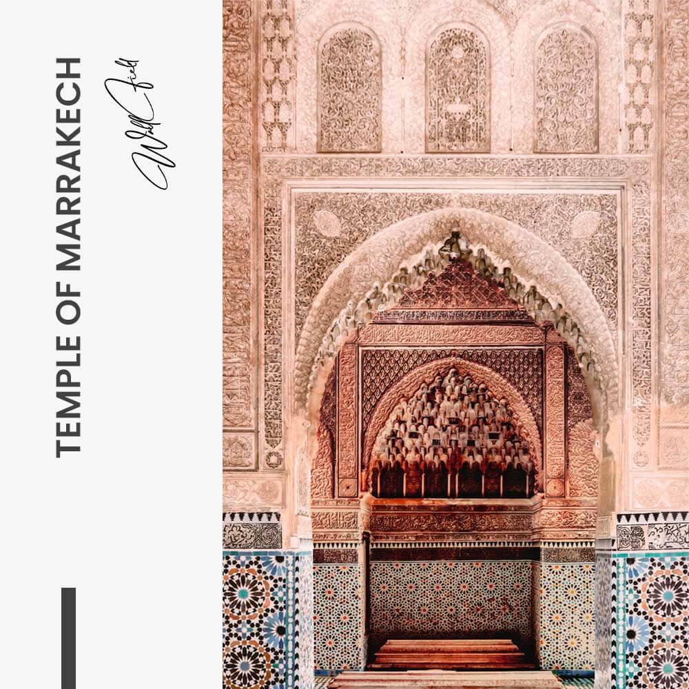 Temple Of Marrakech – Verre