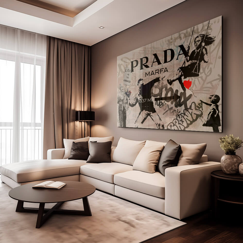 Prada Banksy – Verre