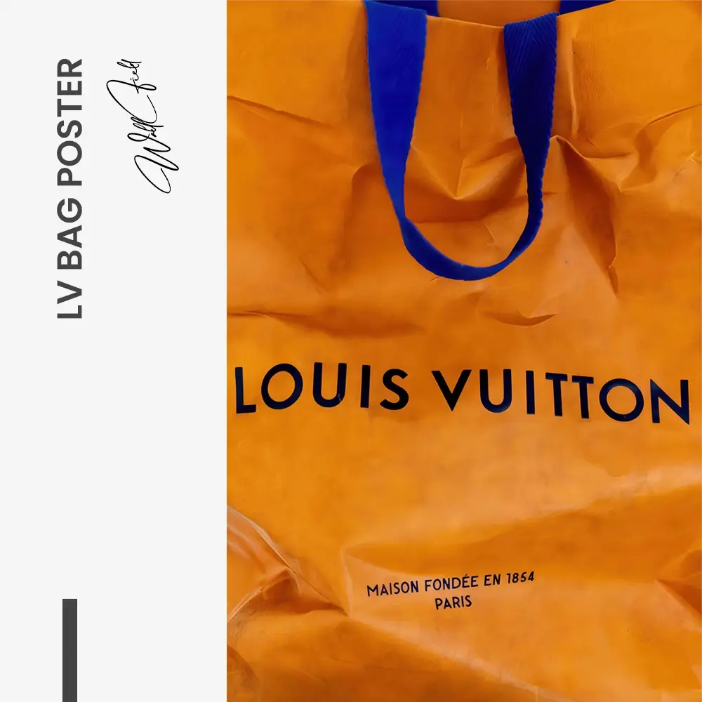 LV Bag Poster – Verre