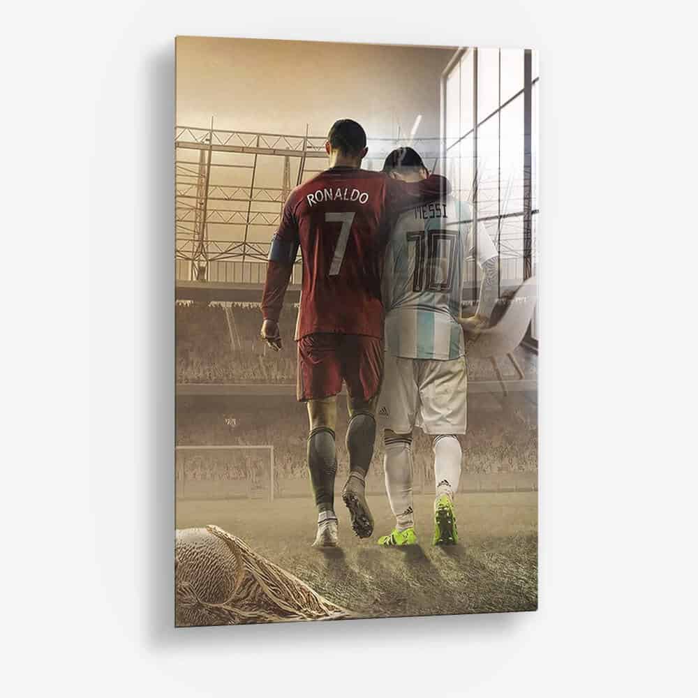 Messi and Ronaldo - Verre