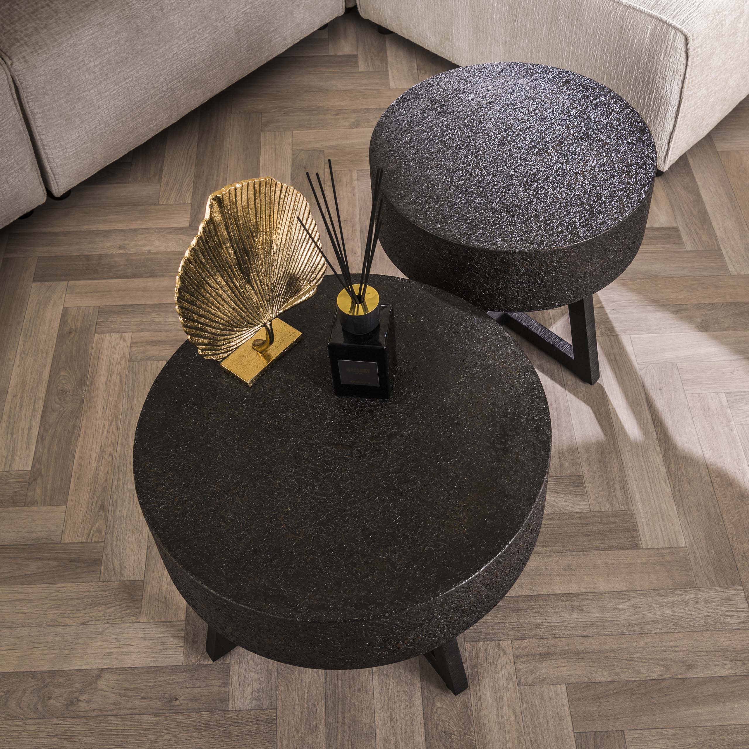 Table basse D50 encombrant ferro / Ferro métallisé