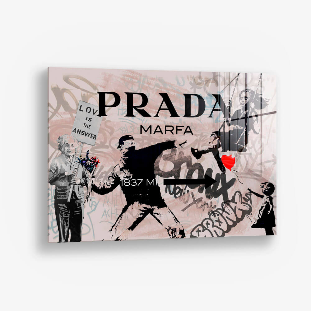 Prada Banksy – Verre