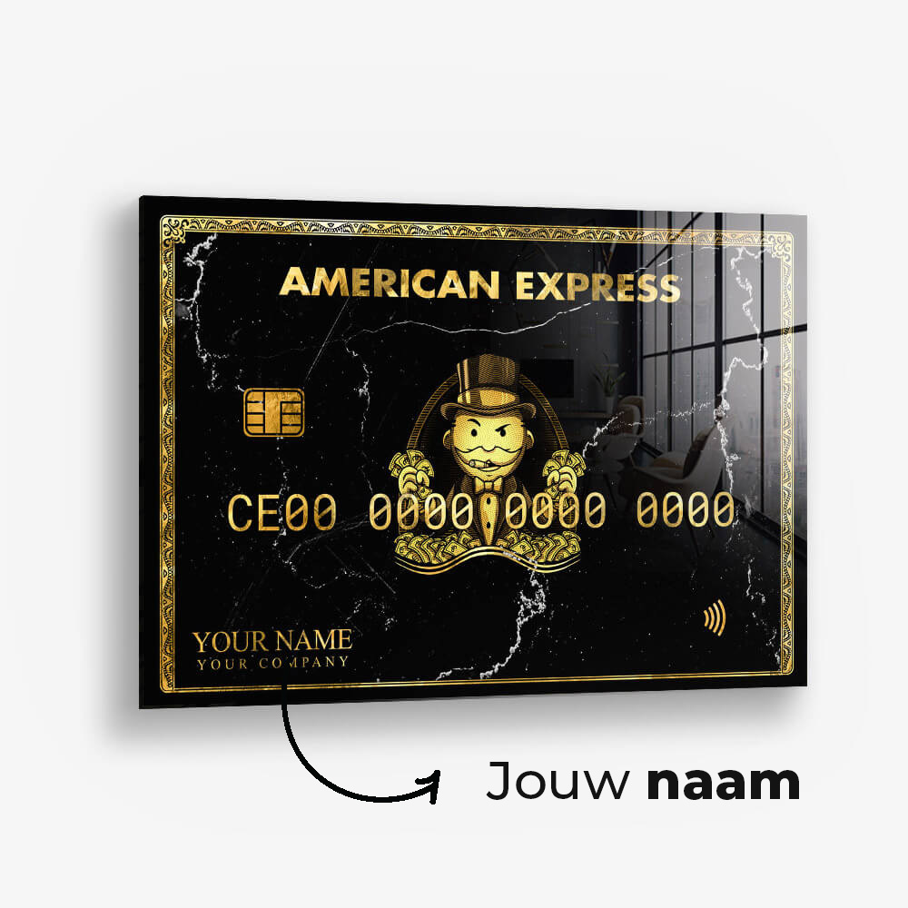 Custom AMEX (Gold) – Verre