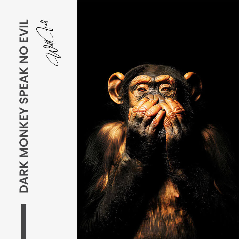 Dark Monkey Speak no Evil – Verre