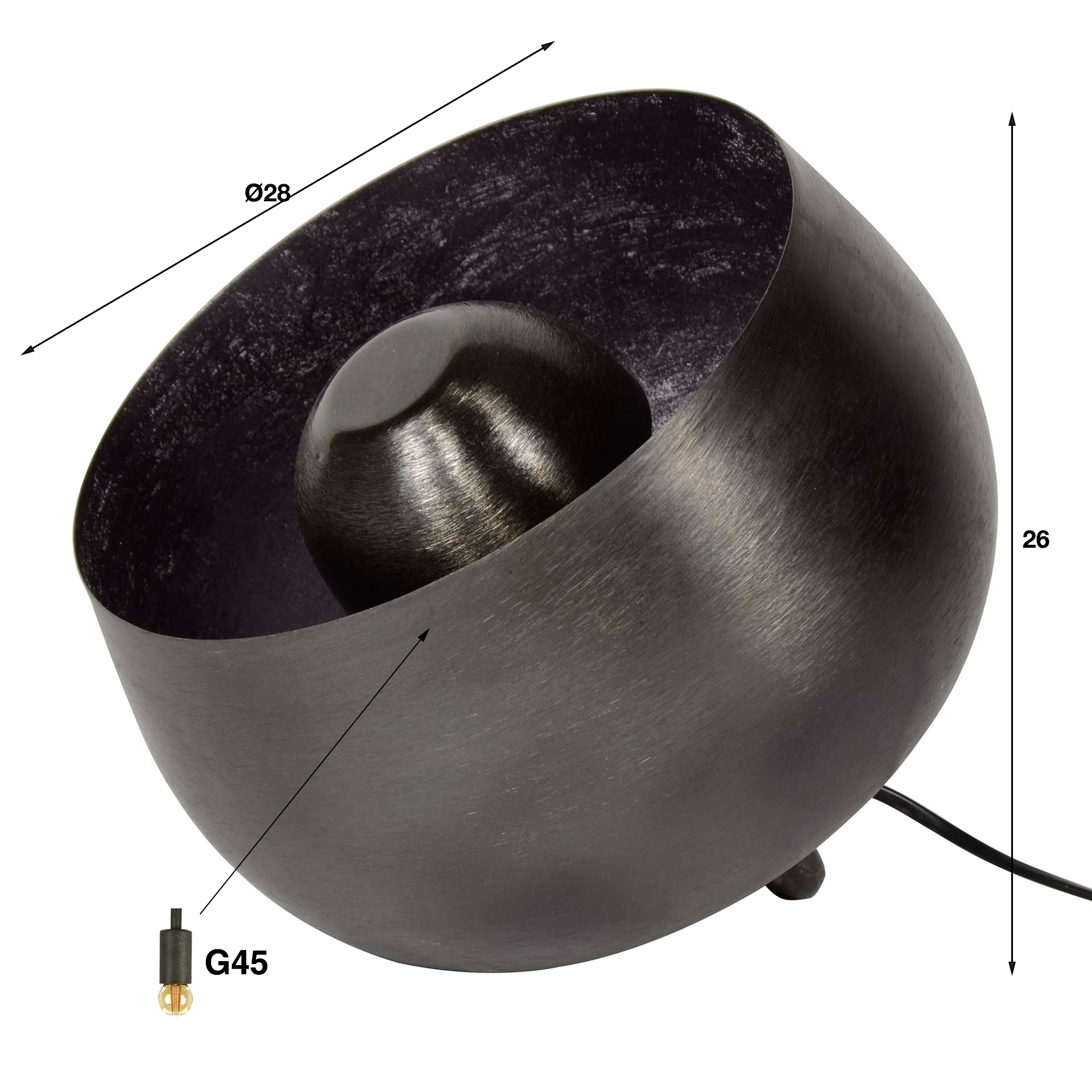 Lampe à poser Cesto