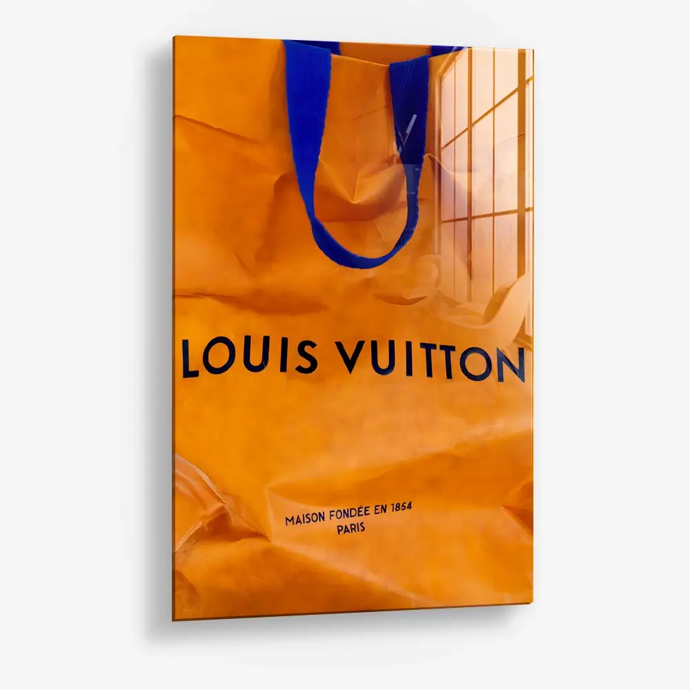 LV Bag Poster – Verre
