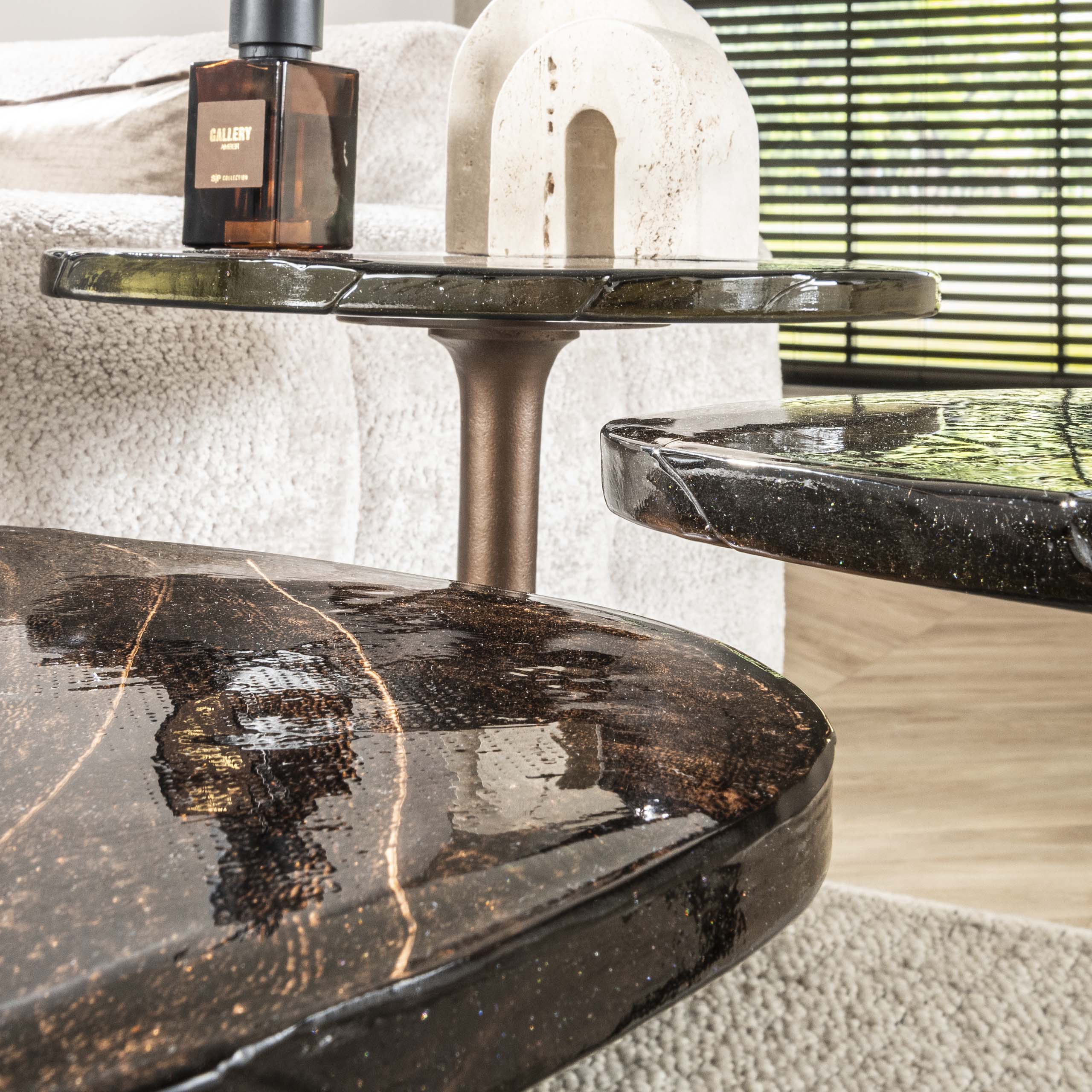 Table d'appoint Eclipse haute - Cuivre antique