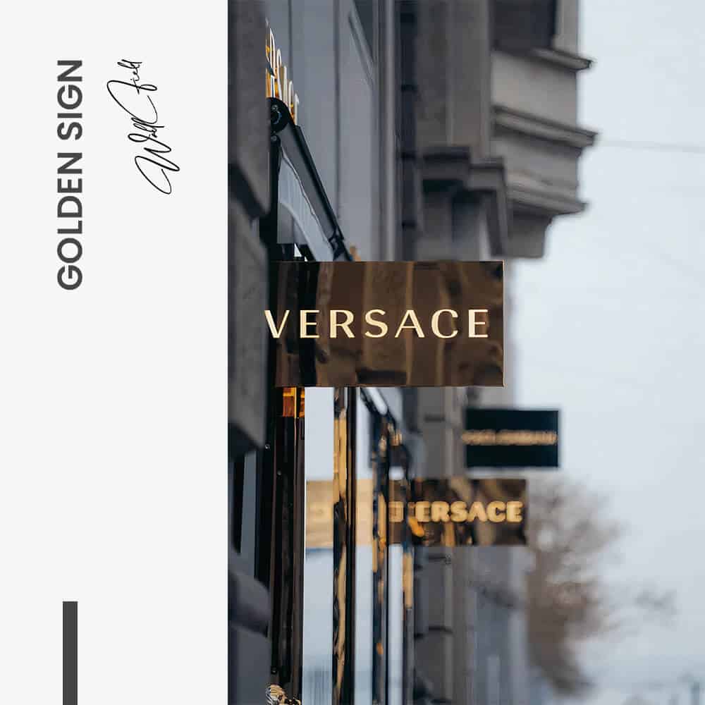 Golden Sign - Verre