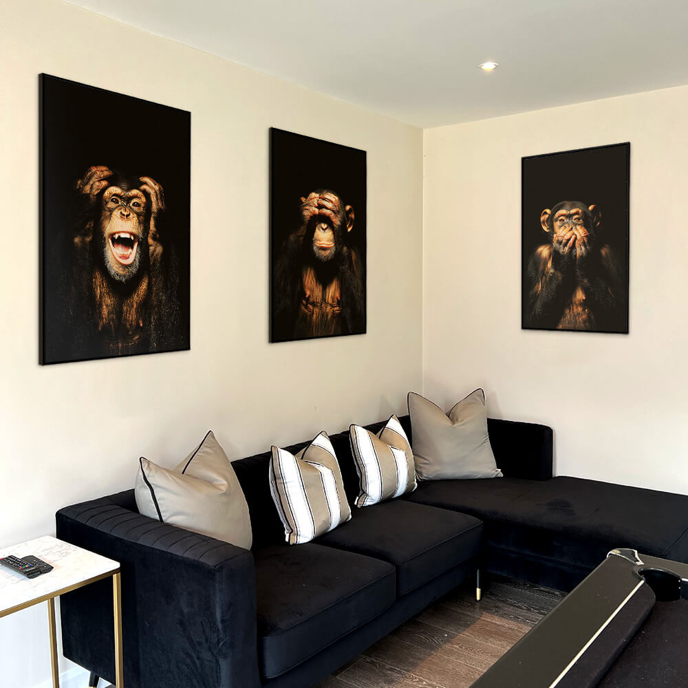 Bundle: "3 Wise Monkeys II" (3x)