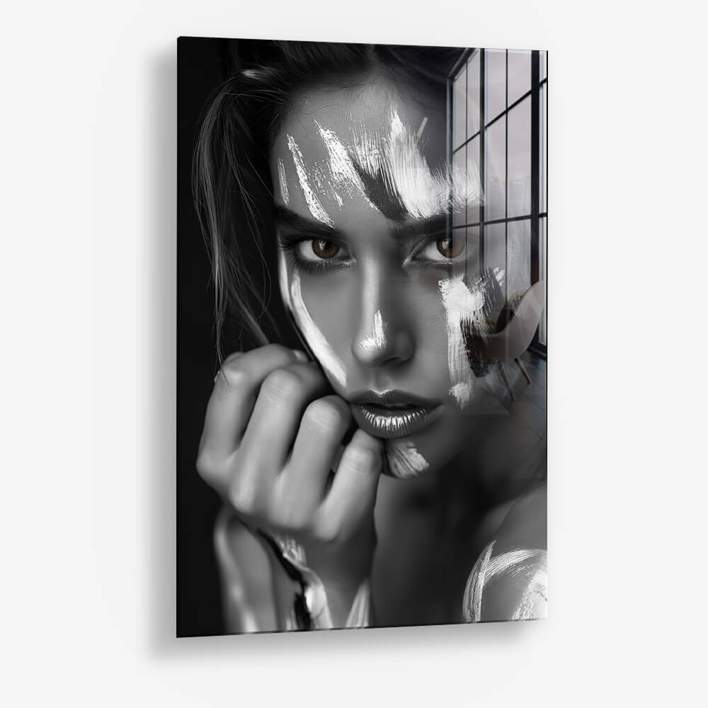 Painted Face – Verre