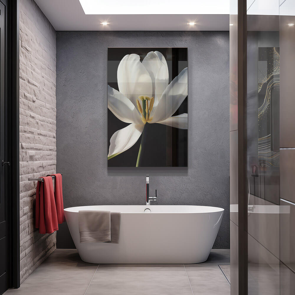White Flower – Verre