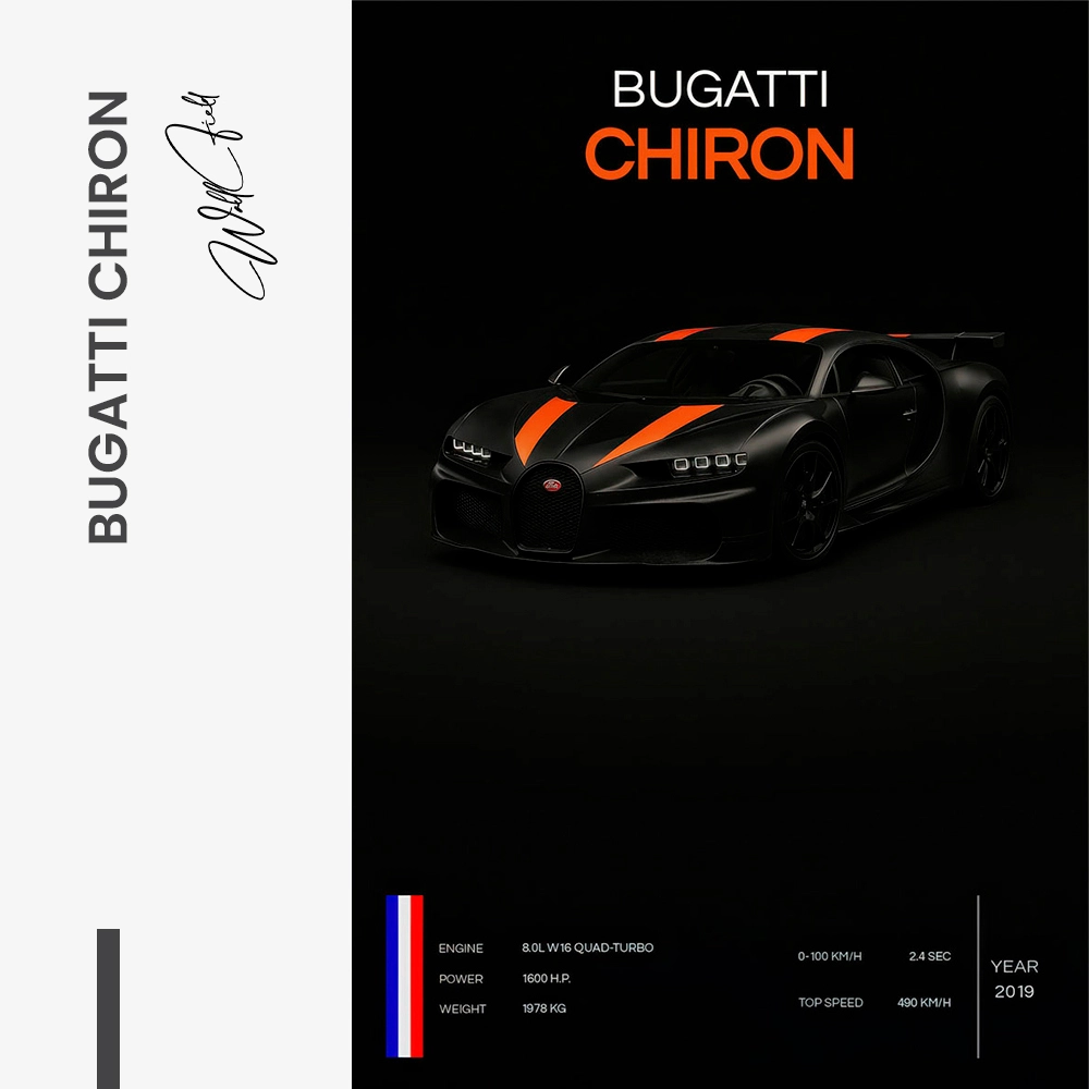 Hypercars – Bugatti Chiron – Verre