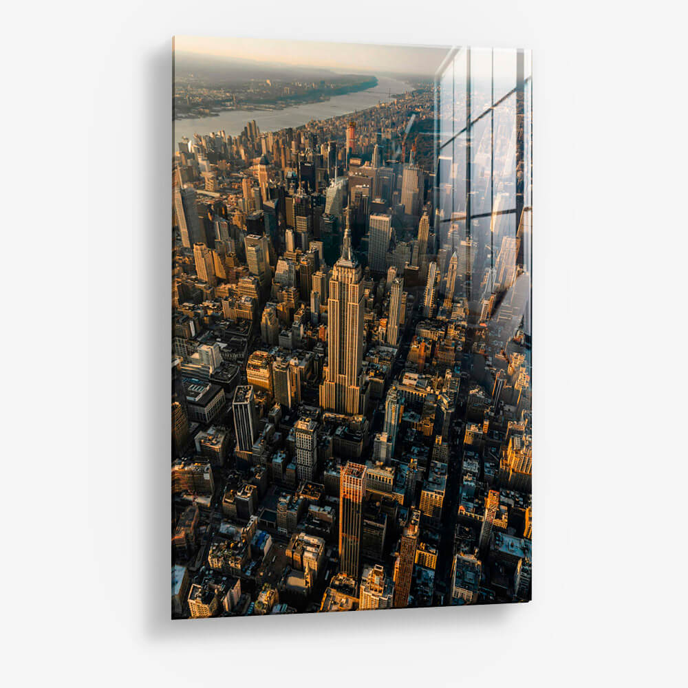 NY Birdview II – Verre