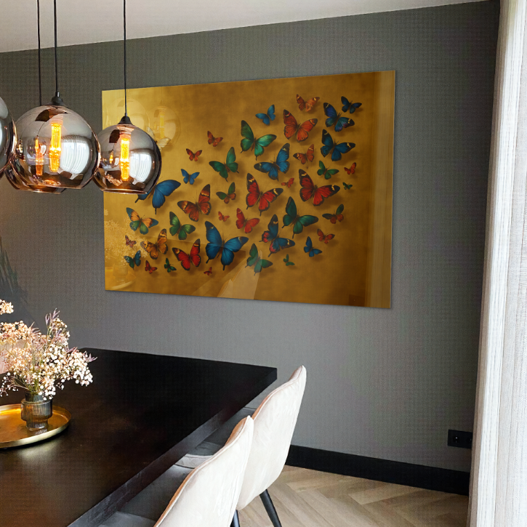 Butterfly Paint - Verre