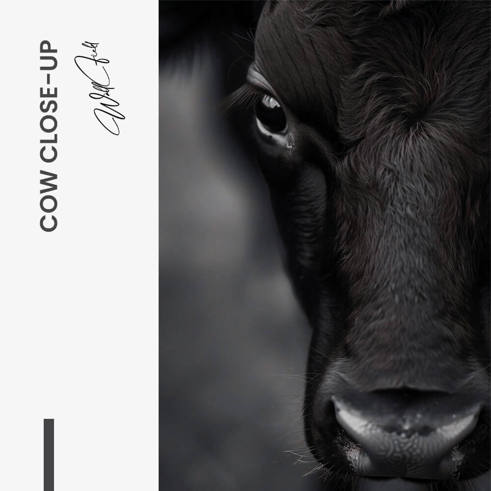 Cow Close-Up – Verre