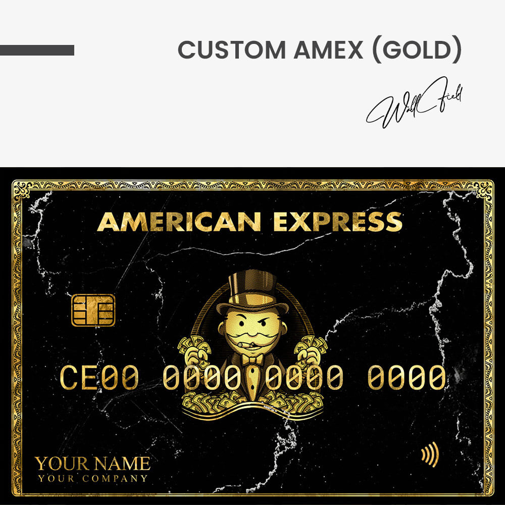 Custom AMEX (Gold) – Verre