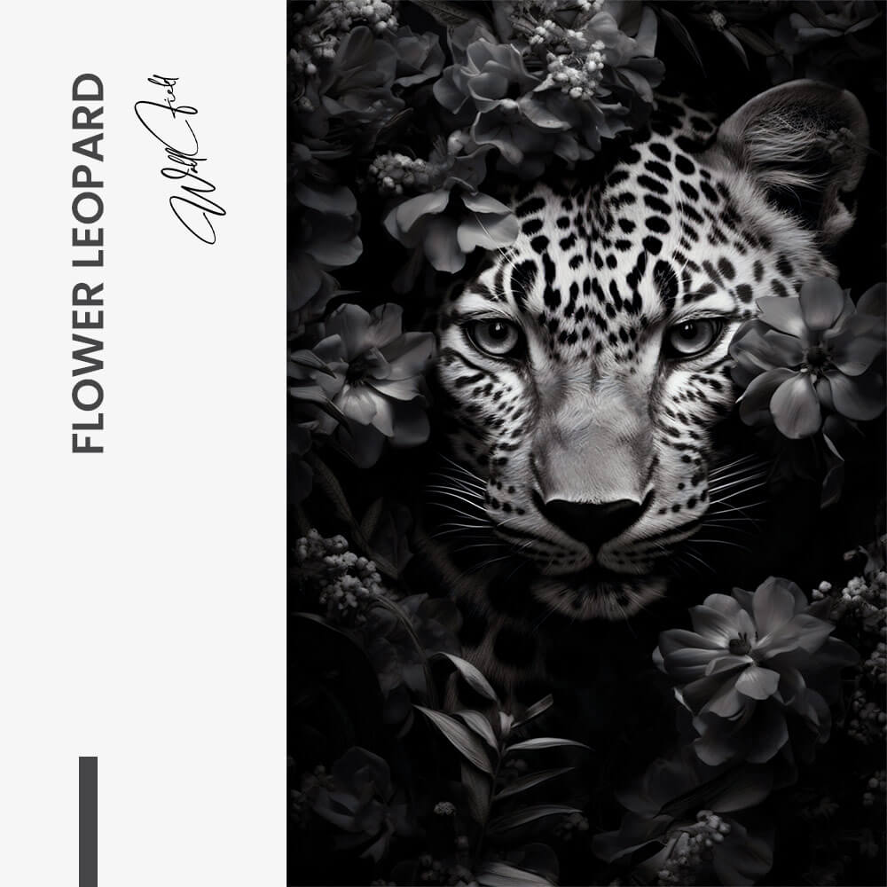 Flower Leopard – Verre