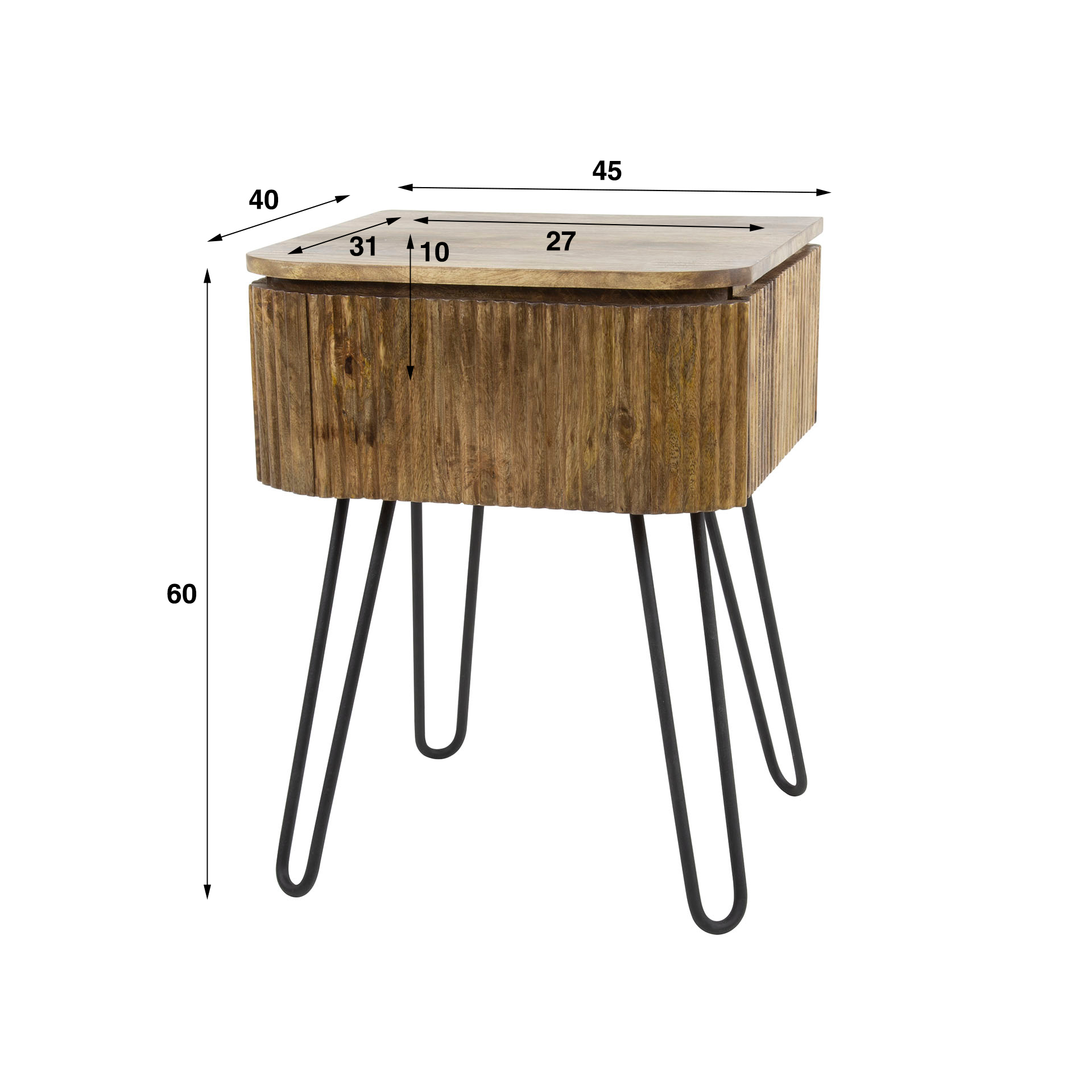 Table de chevet 1L Sway