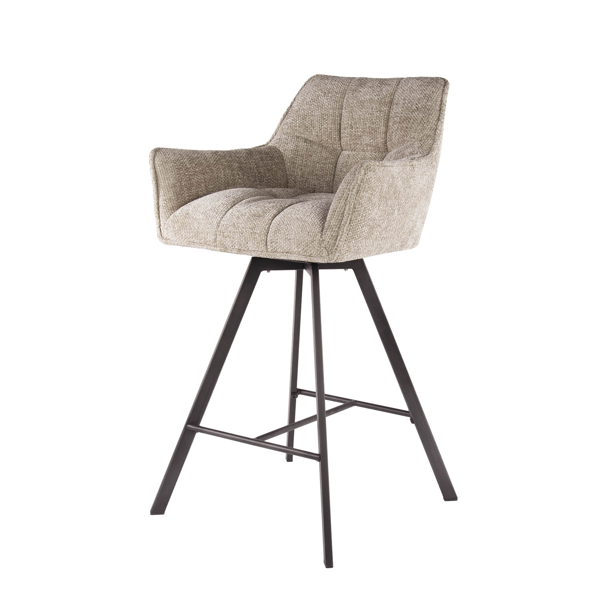 Chaise de bar Raster rotative - emballé par 2 - Hoven sable