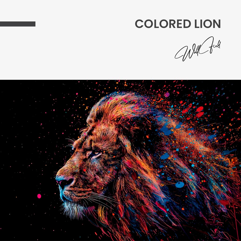 Colored Lion – Verre