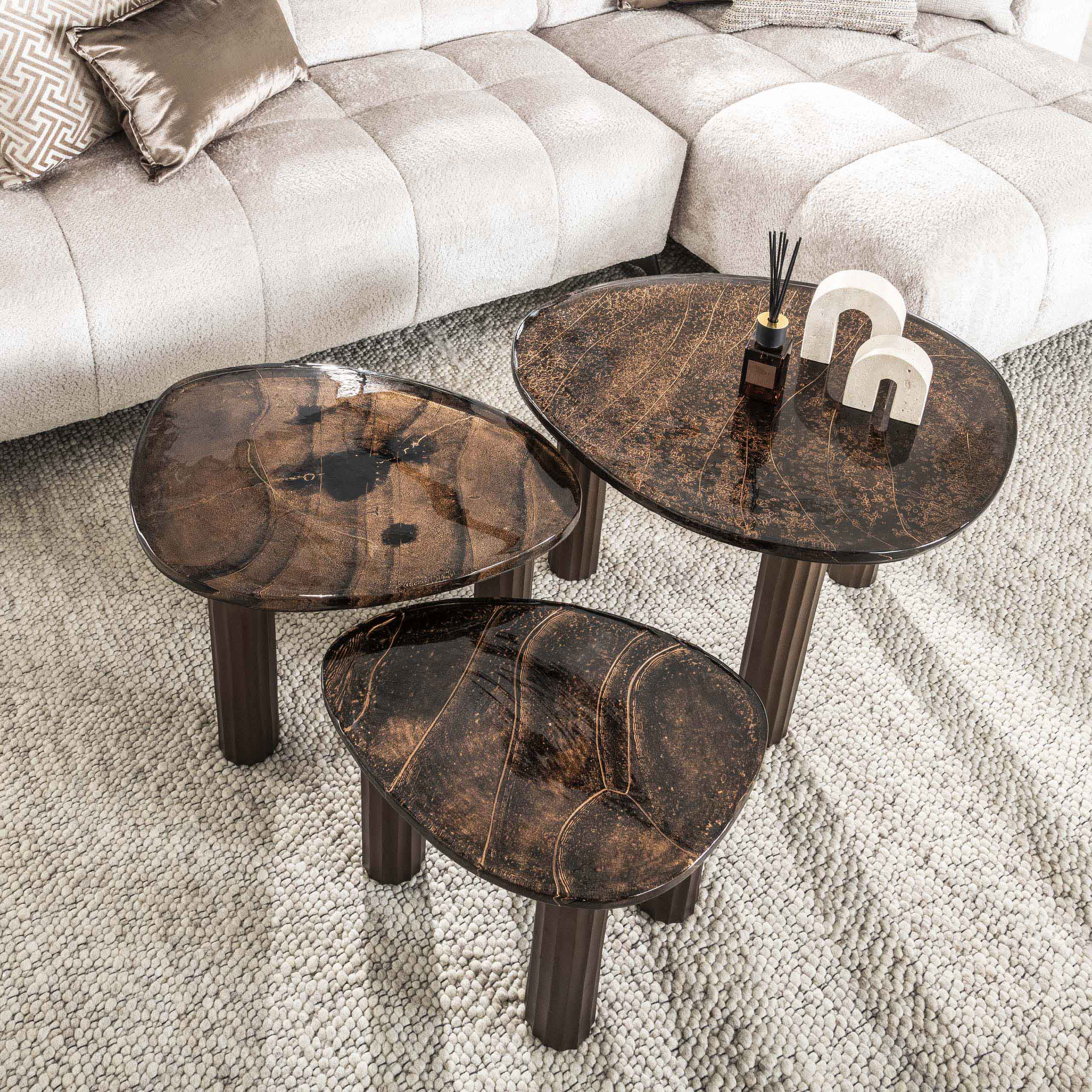 Table basse Eclipse M - Cuivre antique