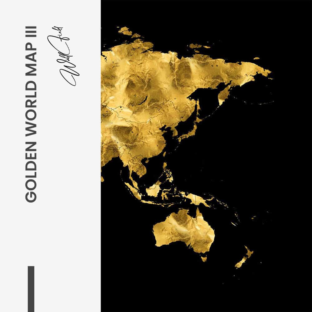 Bundle: "Golden World Map" (3x)