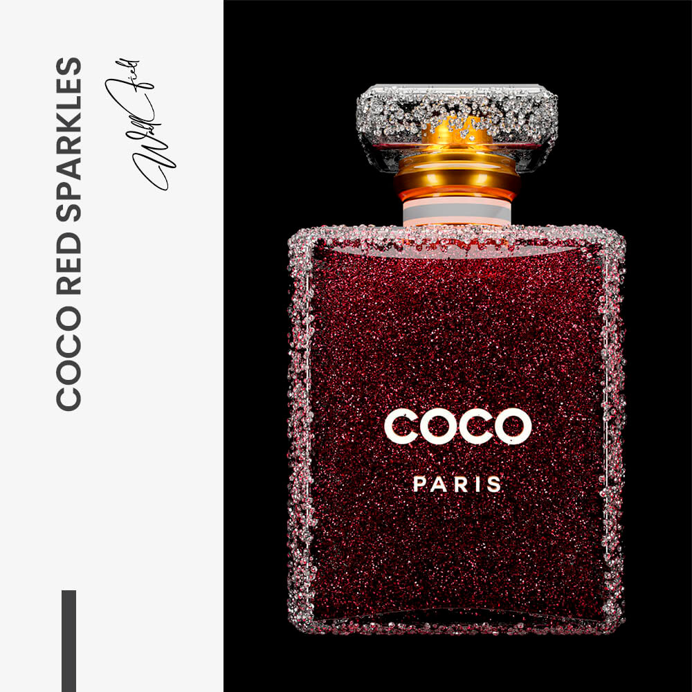 COCO Red Sparkles – Verre