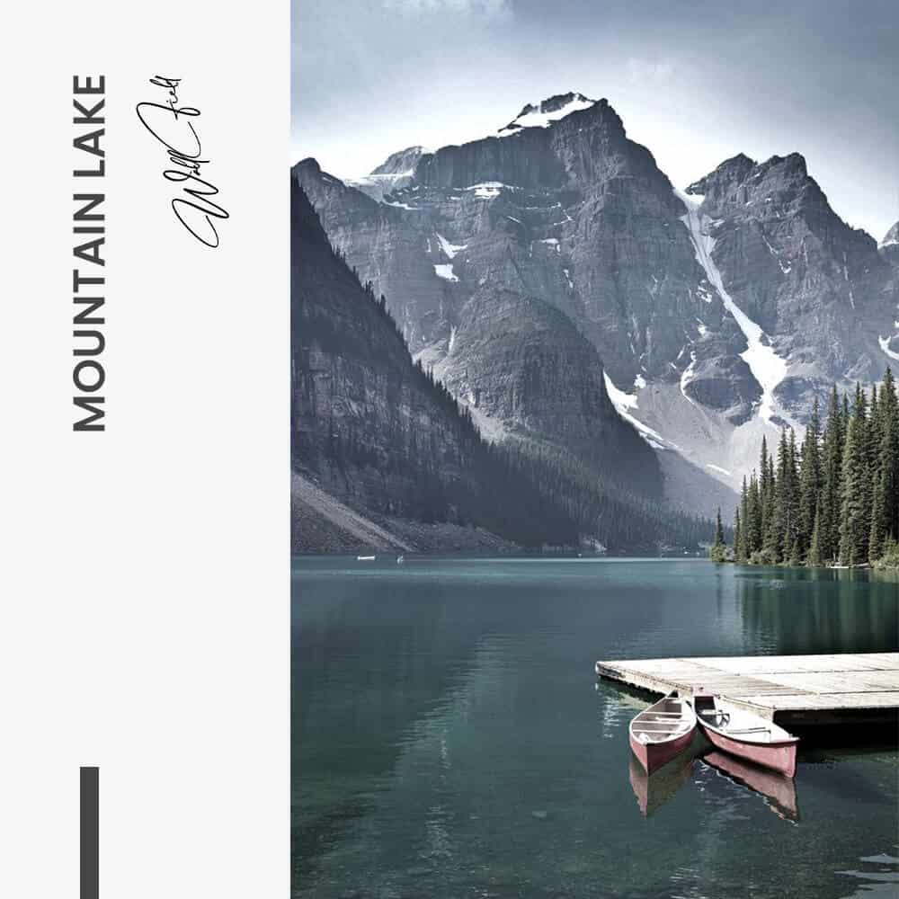 Mountain Lake - Verre