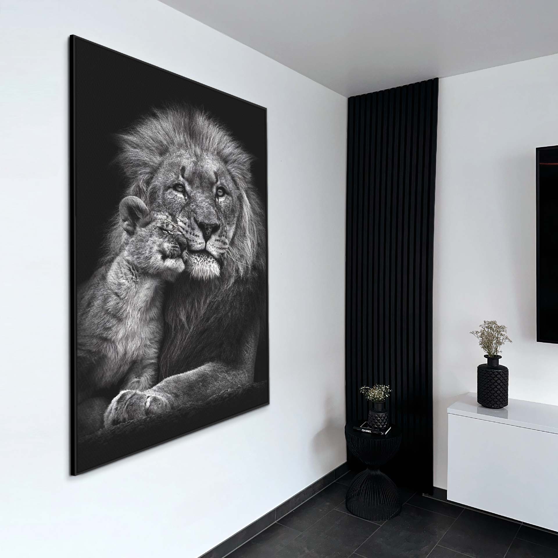 "Lion With Cub"