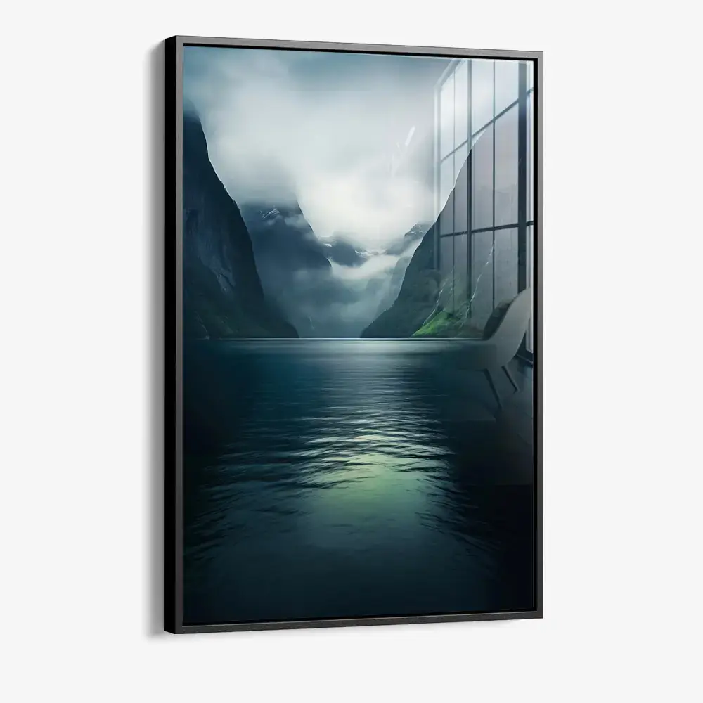 Misty Lake I – Verre