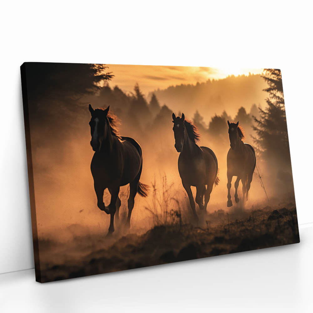 "Running Horses II"