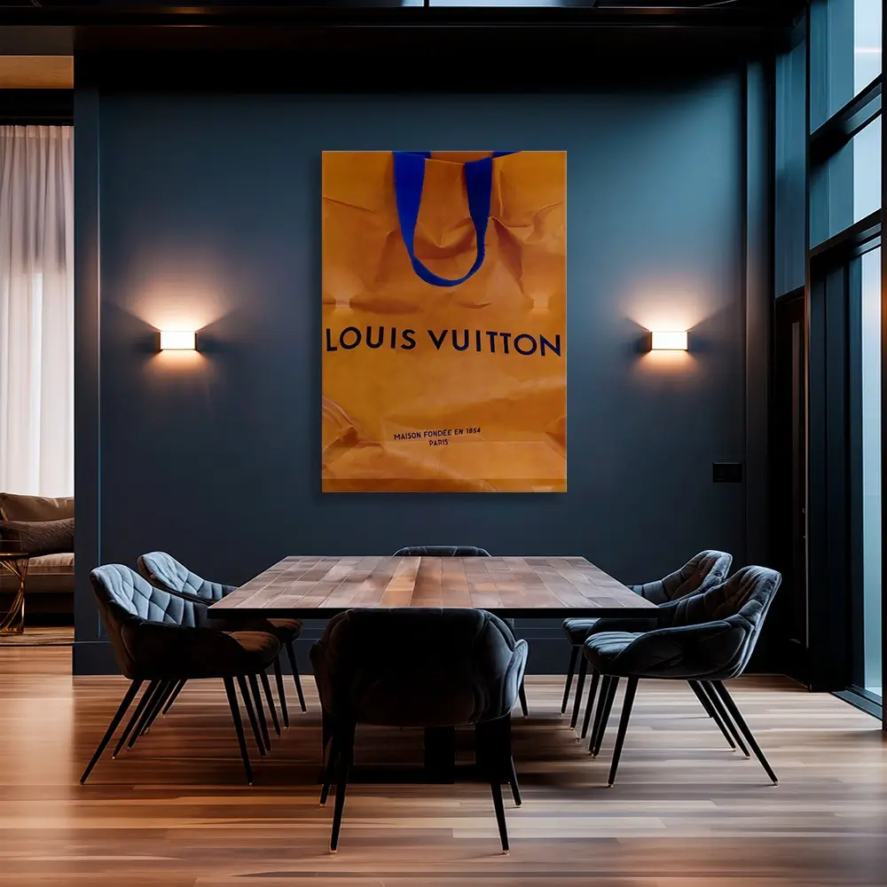 LV Bag Poster – Verre