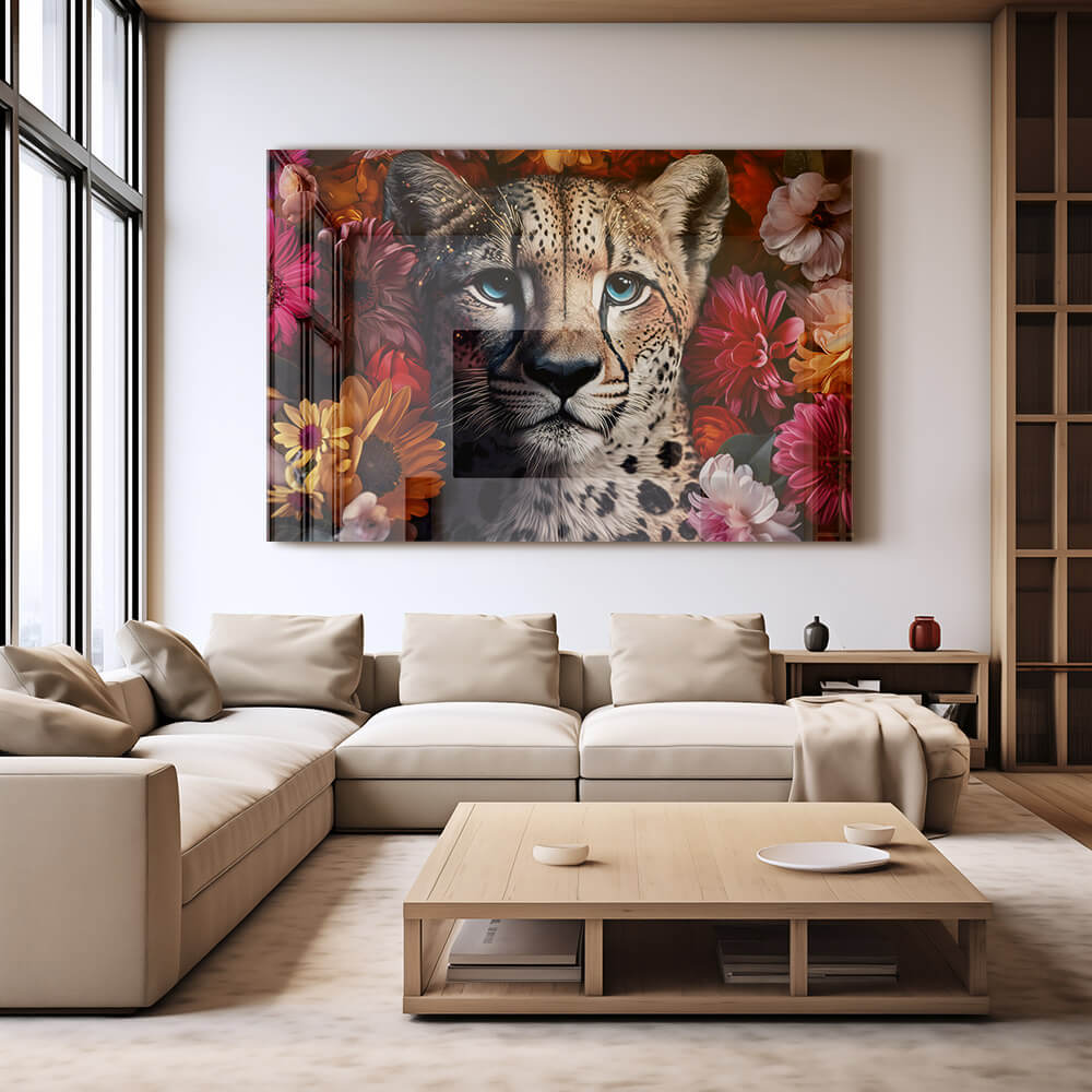 Flower Cheetah – Verre