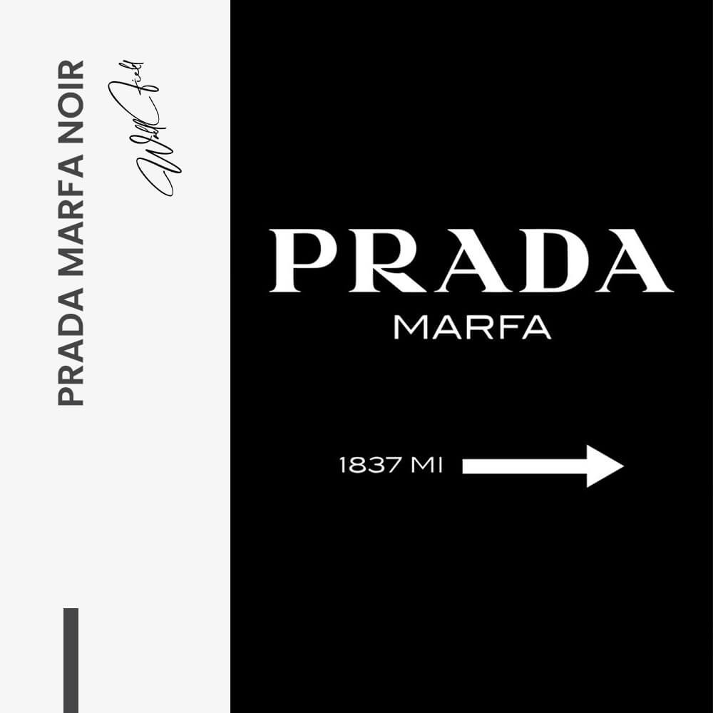 Prada Marfa NOIR - Verre