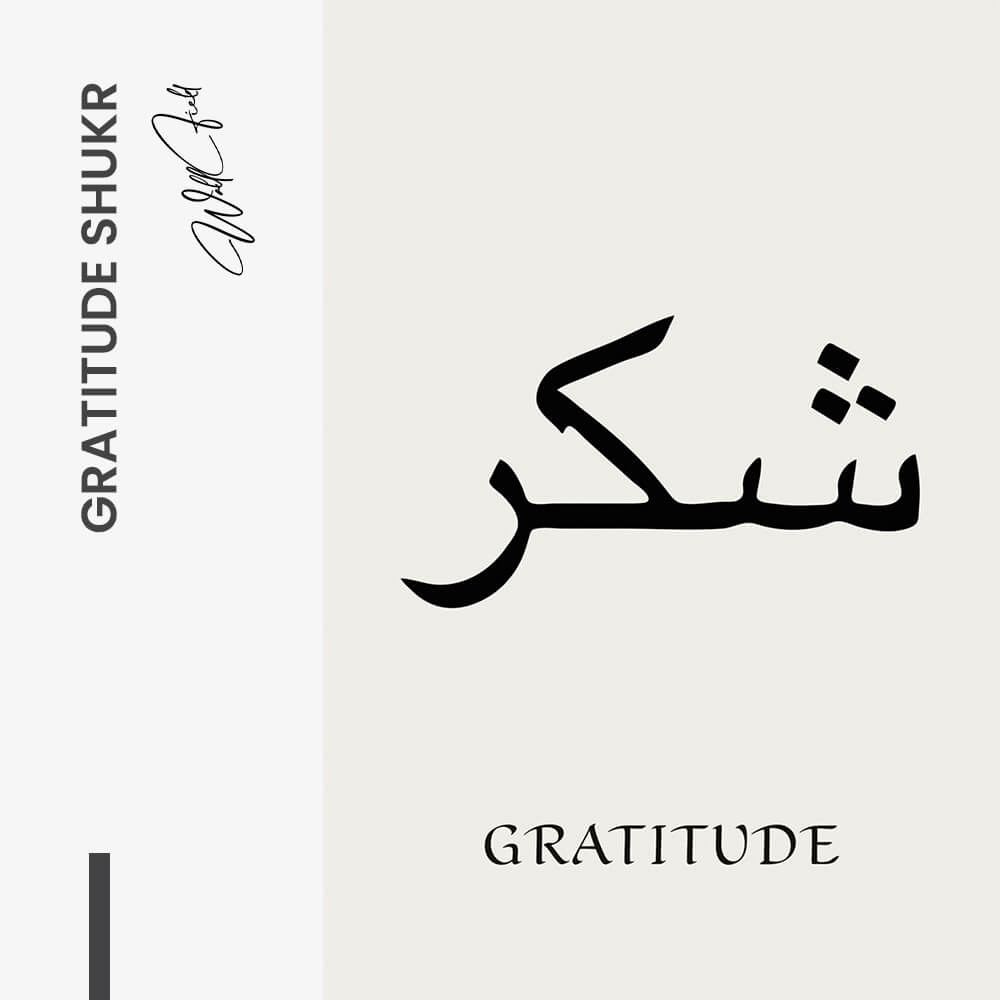 "Gratitude Shukr"