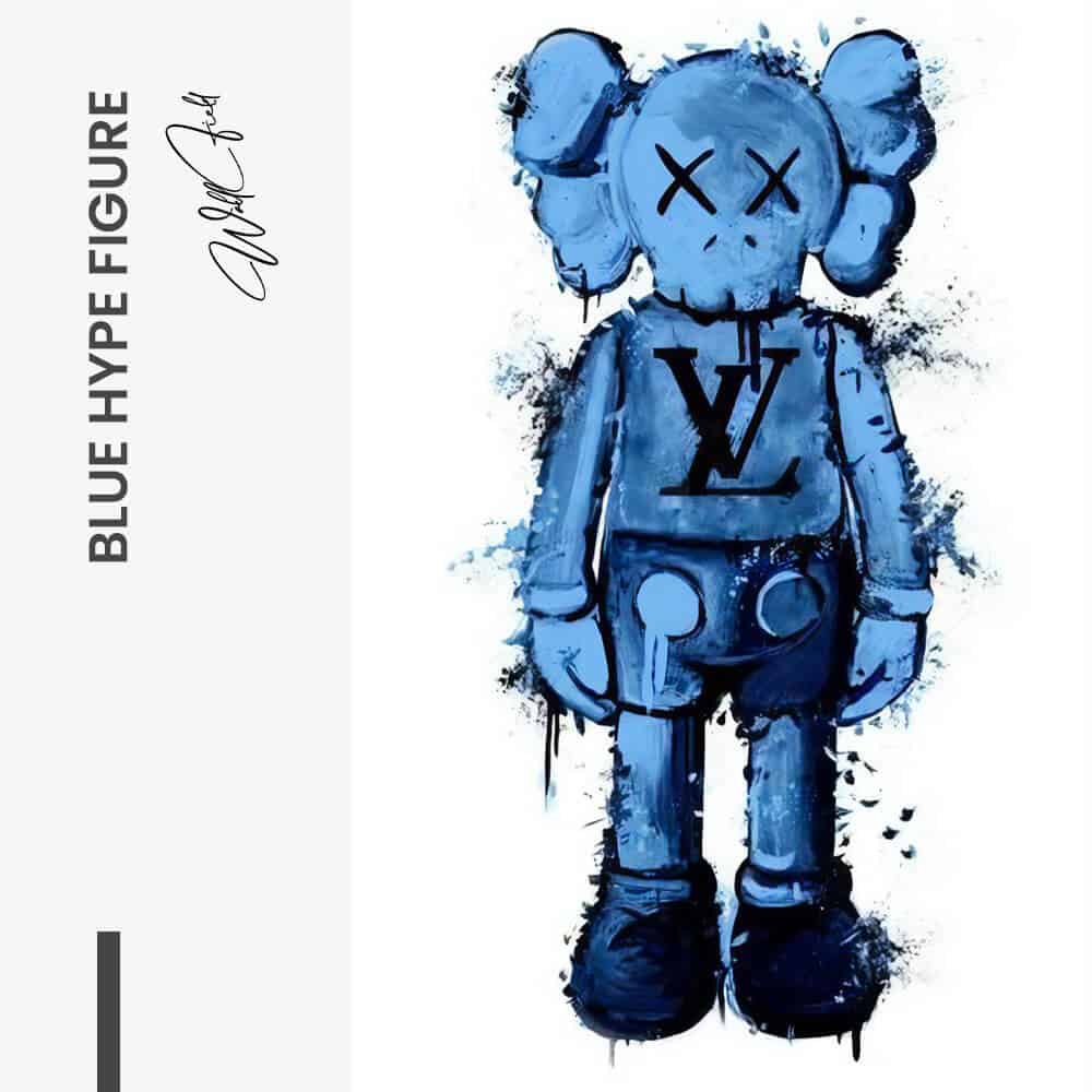 Blue Hype Figure - Verre