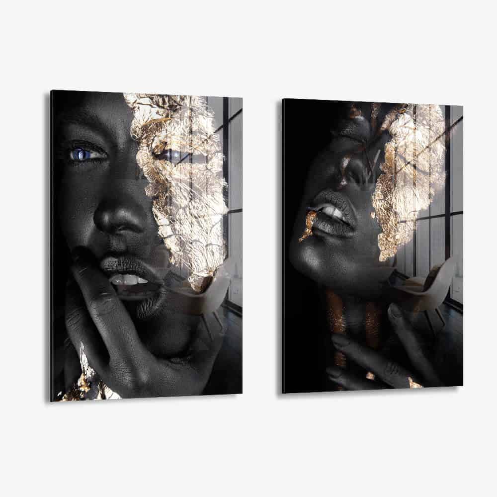 Bundle: "Golden Faces" (2x) – Verre