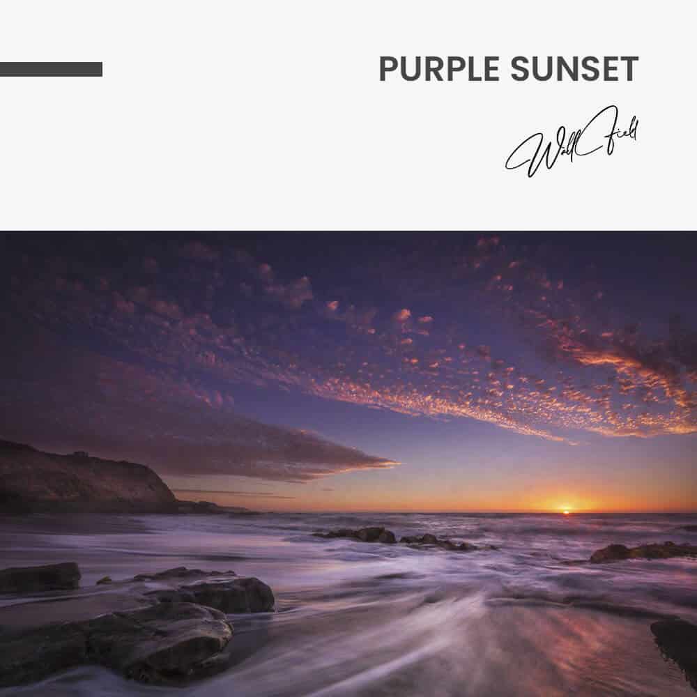 Purple Sunset - Verre