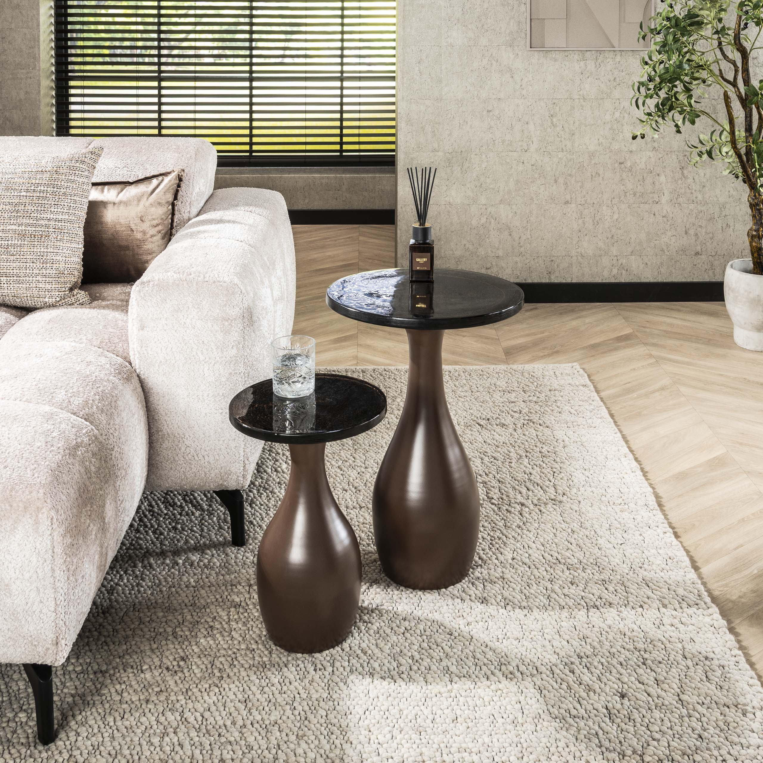 Table d'appoint Eclipse Drop S - Cuivre antique