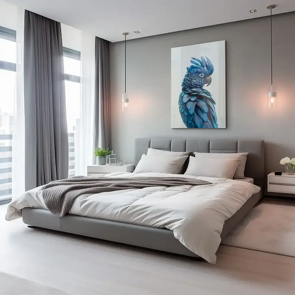 Sapphire Parrot – Verre