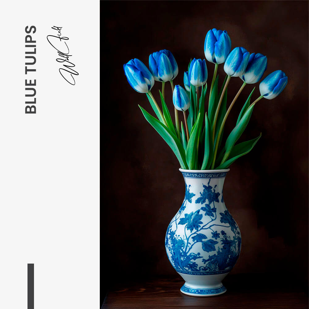 Blue Tulips – Verre