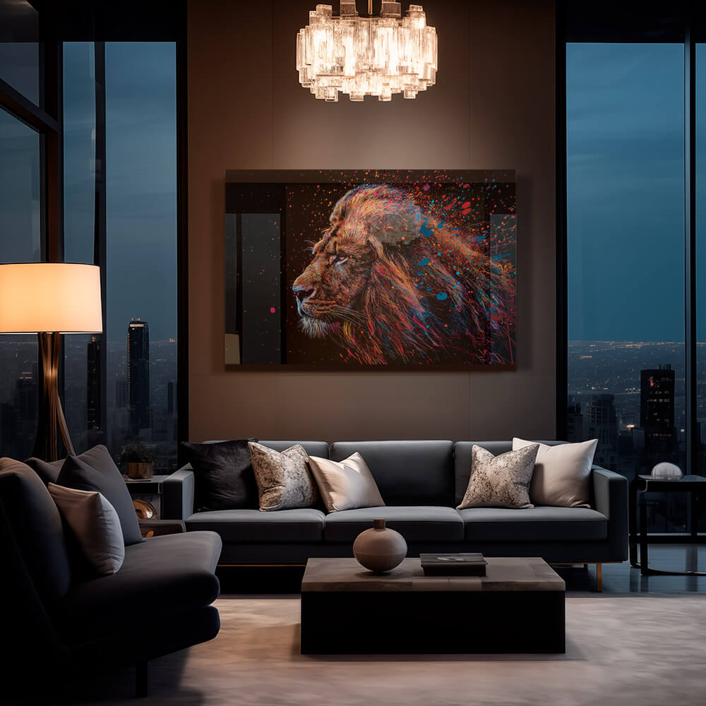 Colored Lion – Verre
