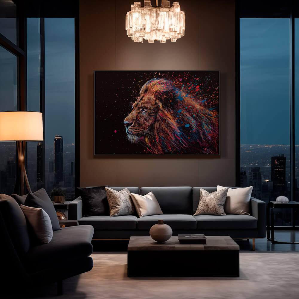 "Colored Lion"