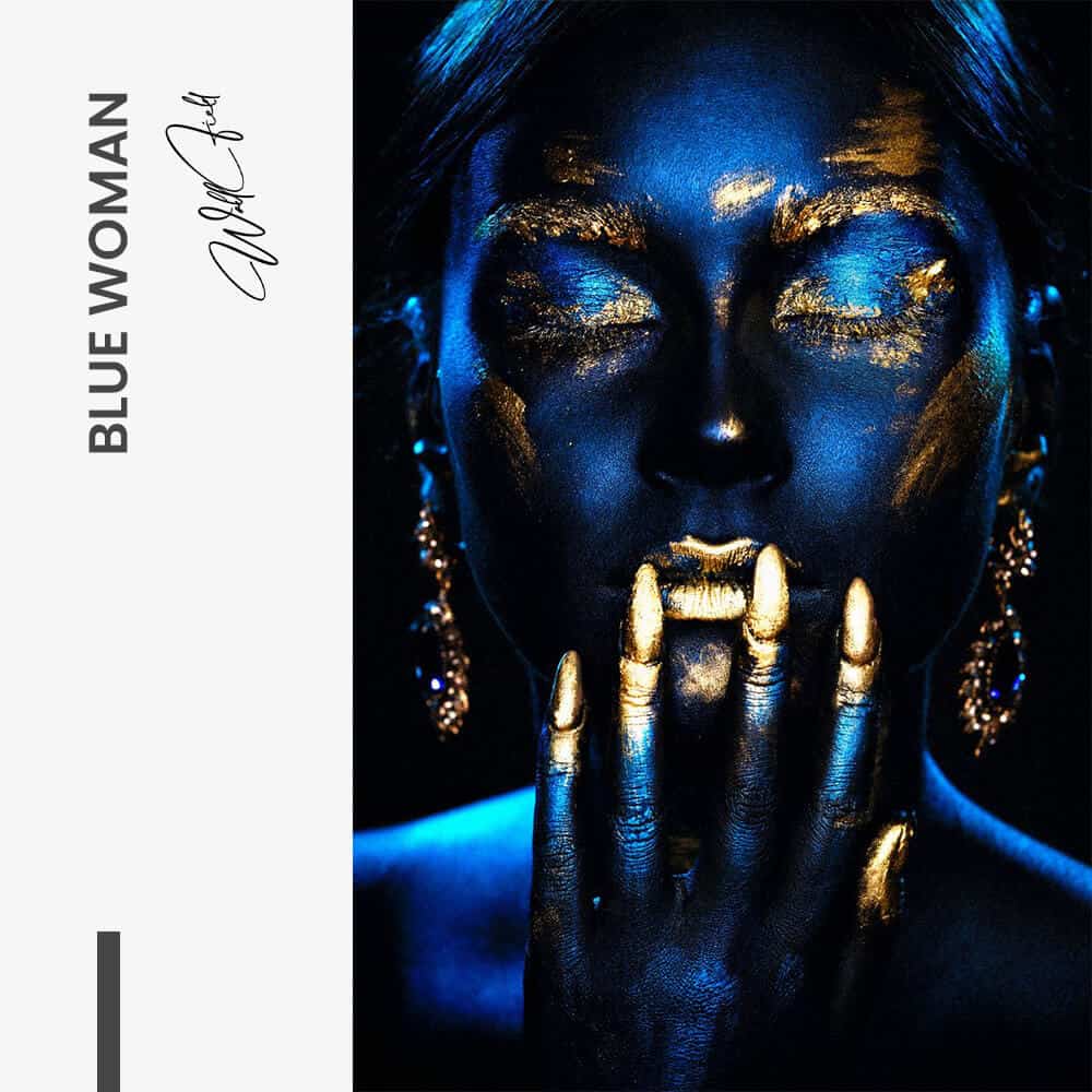 Blue Woman – Verre