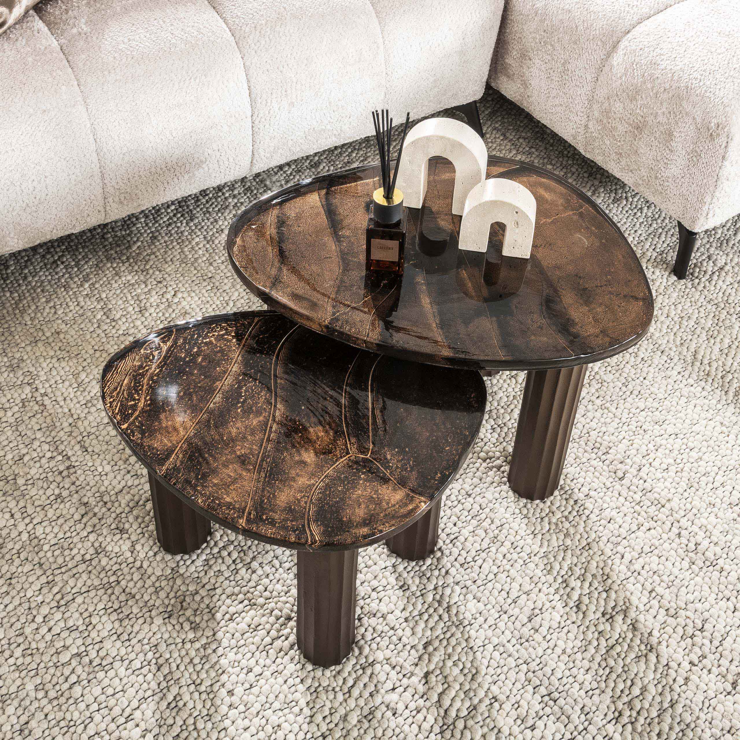 Table basse Eclipse M - Cuivre antique