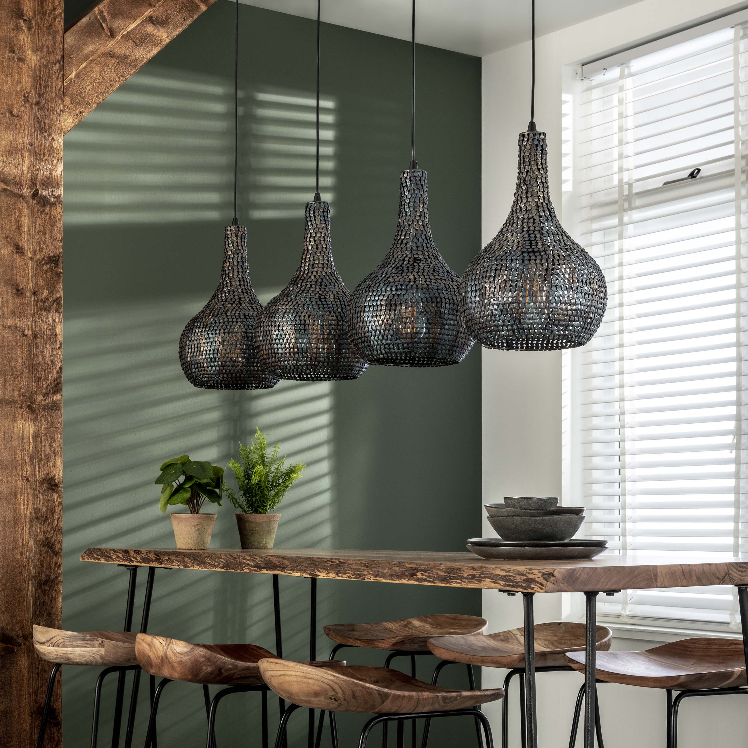 Lampe suspendue 4L Droplet Mesh